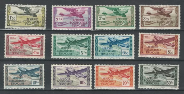 EQUATORIAL AFRICA French Colonies AIRPLANES AVIATION MNH SET LOT (EQUAT 765)