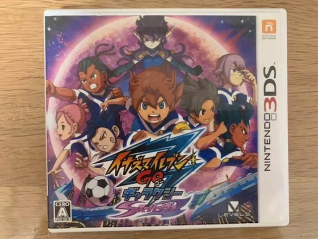 Nintendo 3DS Inazuma Eleven Go Galaxy Super Nova & Big Bang 2 game set Japan