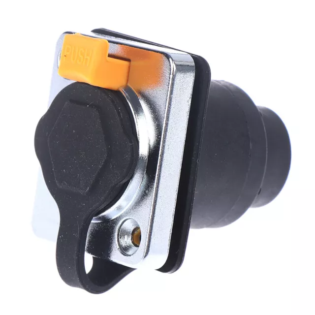 RJ45 Waterproof Connector Female Panel Mount Sockets Ethernet IP65 Strai.M~