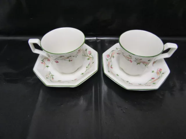 Johnson Brothers Eternal Beau Tea Cups & saucers a Set Of 2 (P) 2