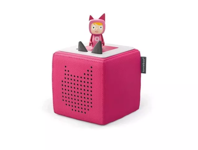 Tonies Toniebox - Starterset Pink mit Kreativ Tonie Figur Hörspiel NEU