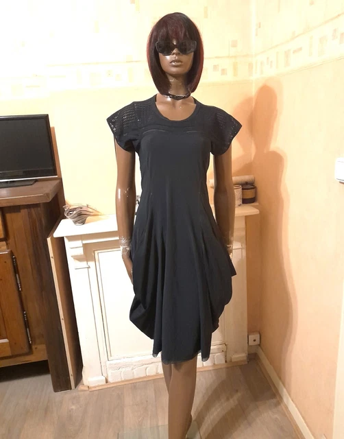 Robe été Près Du Corps High Use By Claire Campbell - Bleu Nuit, Taille 40, Fabriquée En Italie