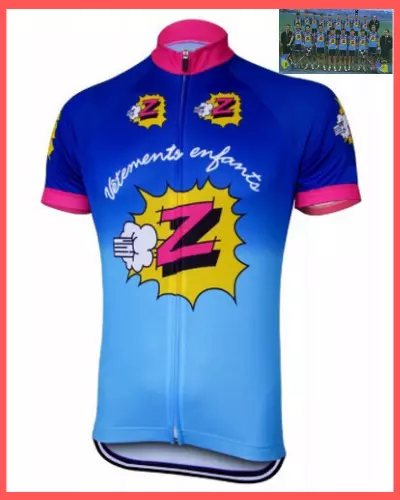 Maillot Z vêtements Cycliste Retro Vintage Classic Cyclism Tour France Vuelta