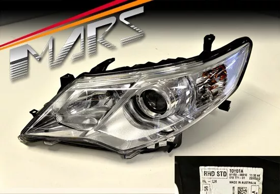 Used Left Hand Side Head Light for Toyota Camry Sedan 12-15 Altise Atara Hybird 3