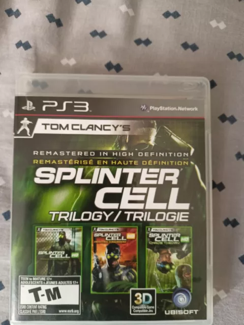 Tom Clancy's Splinter Cell Trilogy Classics HD Complet Notice PS3 PlayStation 3