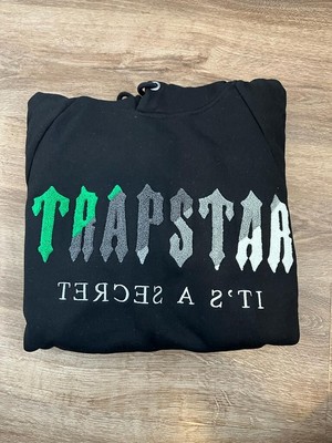 black and green trapstar tracksuit