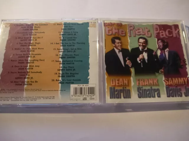 Best of The Rat Pack...Frank Sinatra...Dean Martin...Sammy Davis Jr...CD