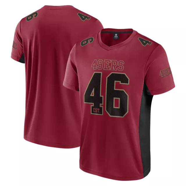 NFL San Francisco 49ers Core Foundation Polymesh Haut Chemise Maillot Jersey