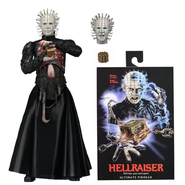 NECA Hellraiser Ultimate Pinhead 7" Action Figure Movie Collection New Toy Gift