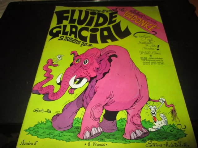 REVUE "FLUIDE GLACIAL N°5 - 1976" BD bande dessinee