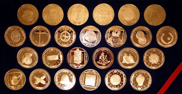 British Virgin Islands 25 .925 Silver $20 The Treasure Coins Of The Caribbean