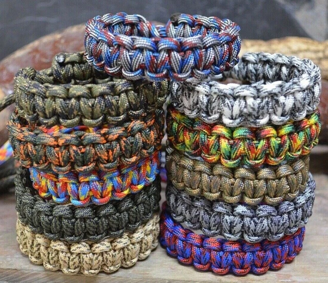MAD MAX STYLE Paracord Bracelets In Various Colours Adjustable Made From Atwood 7.67 PicClick UK