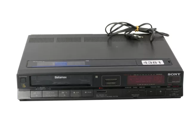 Sony SL-F35 | Enregistreur vidéo Betamax | Extrêmement rare (DERNIÈRE BÊTA...