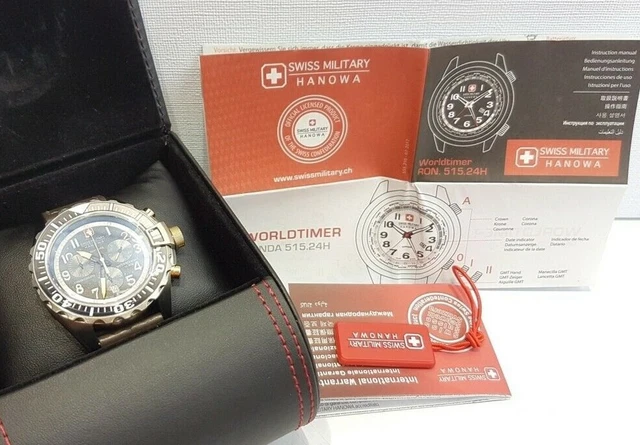 Swiss military hotsell hanowa worldtimer