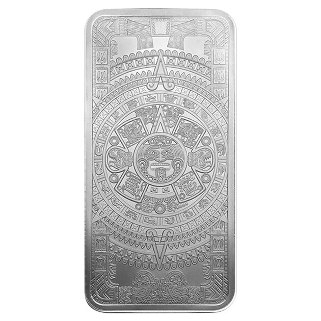 GOLDEN STATE MINT Aztec Calendar 10 oz Silver Bar BU 307.60 PicClick
