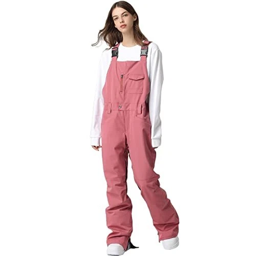 SEARIPE Winter Snow Bibs OverallsWaterproof Snowboard Overalls Pant Adjustabl...