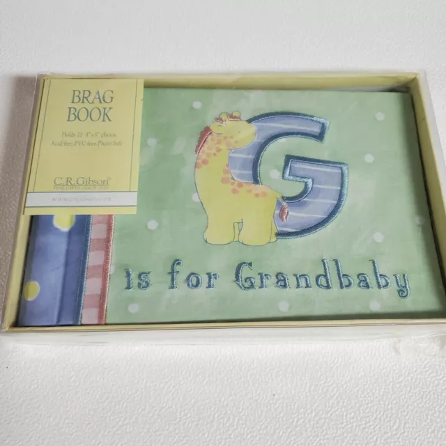 Zoophabet Photo Brag Book G is for Grandbaby Cathy Heck Holds 20 Photos