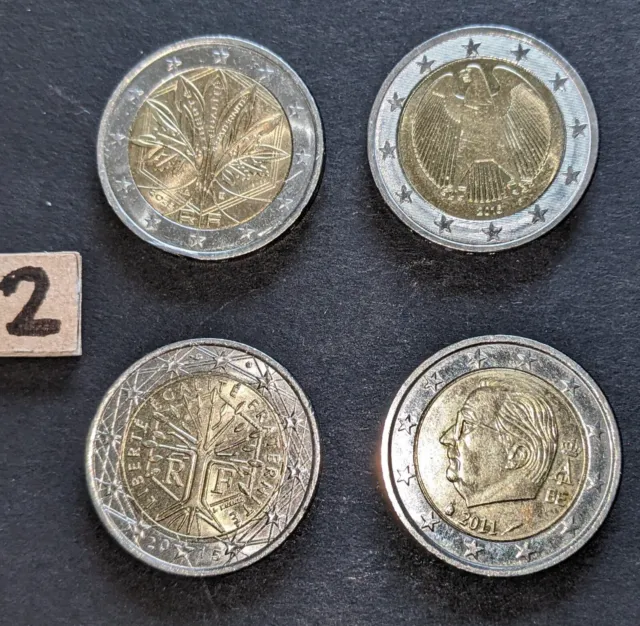 2 Euro Münzen Konvolut Nr. 2