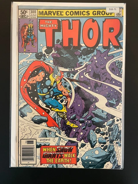 The Mighty Thor 308 Newsstand Edition Loki App. Higher Grade Marvel Comic D33-71
