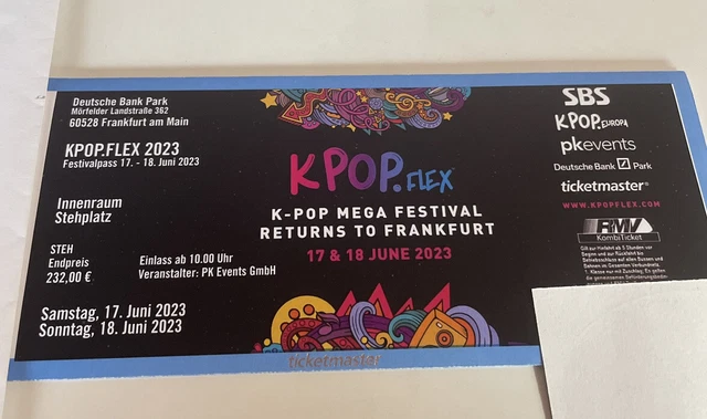 KPOP.FLEX Ticket - 17 bis 18. Juni 2023 - Frankfurt innenraum