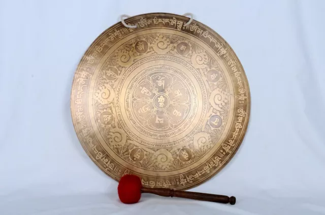 Tibetan gong-Temple gong-Master Healing Himalayan gong-Meditation gong-Handmade