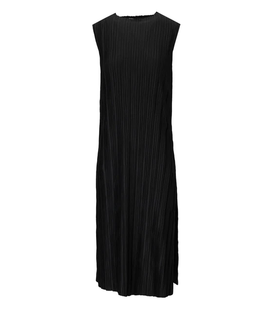 Top Lungo Plissettato Nero Weili Zheng Tops Donna Nero