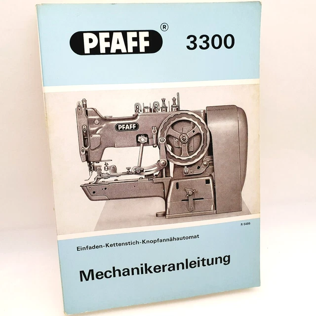 VINTAGE PFAFF SEWING machine manual instruction book 1950's 3300