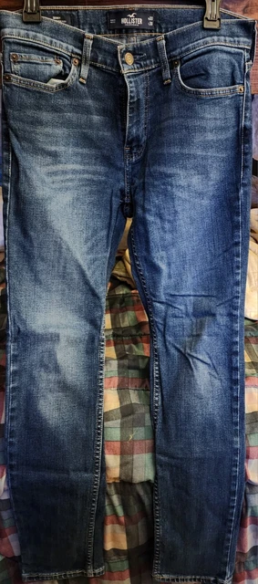 Pantalones de mezclilla azules Hollister para hombre 30x30