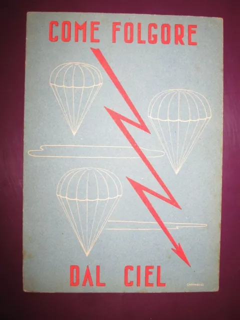 Franchigia Militare : Forze Armate-Come Folgore Dal Ciel-Illustratore Ghermandi