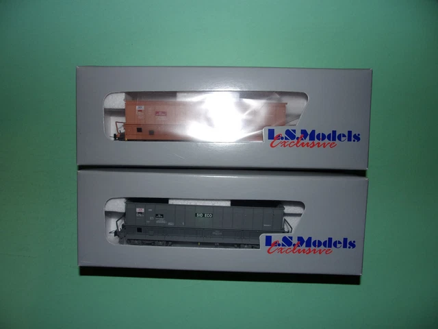 LS MODELS Coffret 2 Wagons Minéraliers DMH SIDECO 30045 - NEUF échelle N ?