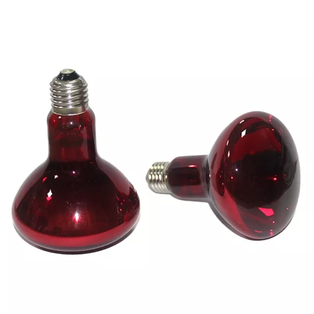 2 Pack 100W Reptile Heater Bulbs, Amphibian Infrared Sunning Bulbs, Reptile6430