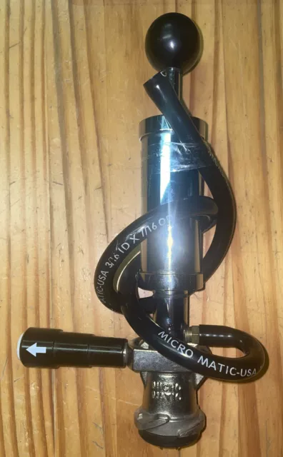 Draft Beer Party Hand Pump Keg Tap Micro Matic Kegerator D System 4" Missing End