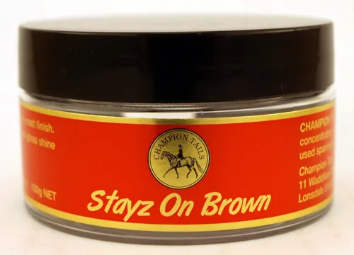 Champion Tails Stayz On Matt Makeup  For Horses - Brown