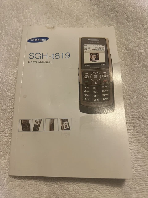 Samsung SGH-t819 User Guide Manual English