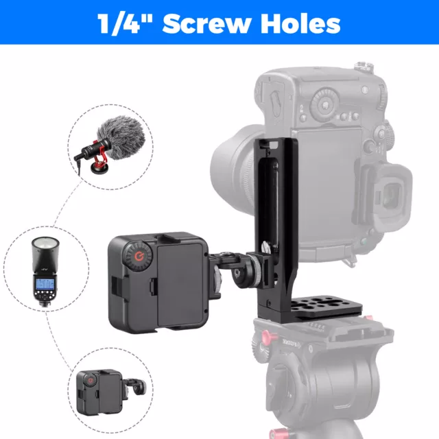 Camera L Bracket Universal DSLR L Plate for Vertical and Horizontal Switching♝
