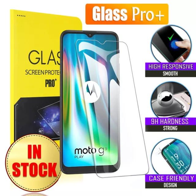For Motorola Moto G9 Play / G9 Plus Tempered Glass Screen Protector Film Guard
