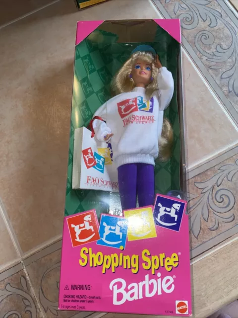 NEW 1994 SHOPPING Spree Barbie - F*A*O Schwarz Souvenir Edition