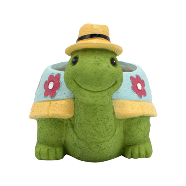 Small Tortoise Flower Pots, Personality Animal Ornaments, Balcony Courtyard