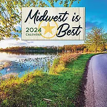 2024 Midwest Is Best Wall Calendar Multi