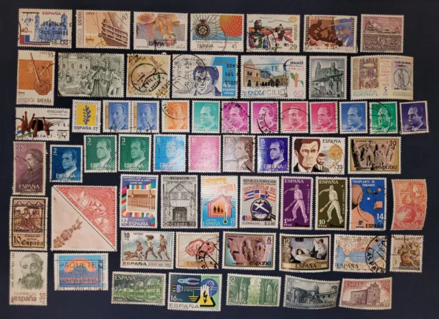 Lot125 Briefmarken Spanien 🇪🇸Un/Gestempelt Motive Versch Jahre Shipping 🌏