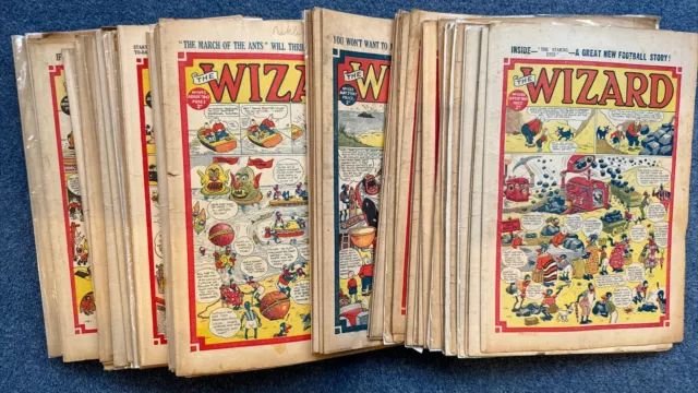 The Wizard Comic x106 Issues Total 1945-1949 Lowest #1086-1238 Broken Run