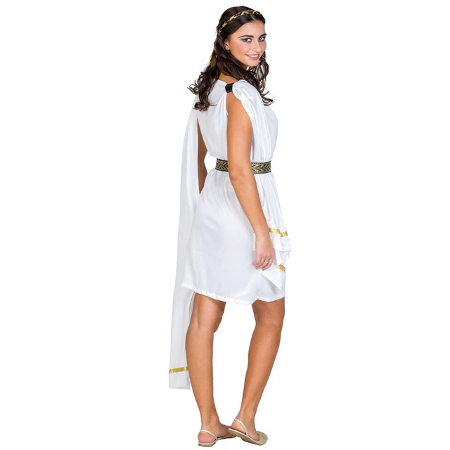 Costume Donna Greco Costume Romana Toga Greca Antica Dea Carnevale Olimpo