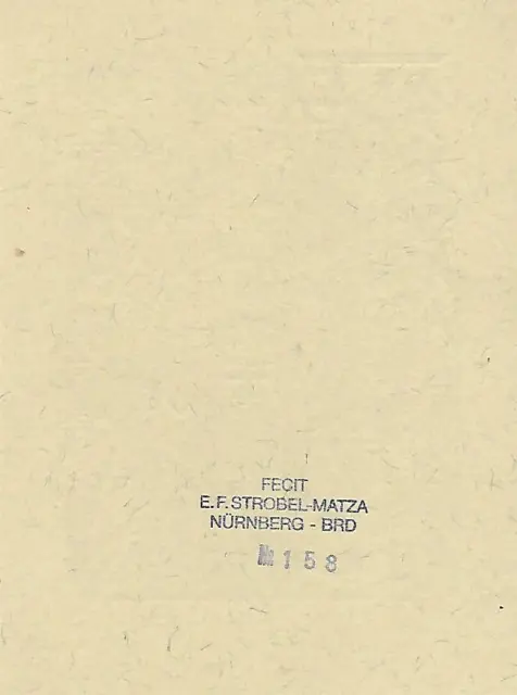 Original Druck Exlibris: India. E.F.S. Eugen F. Strobel-Matza. Nr. 158, Buddha 2