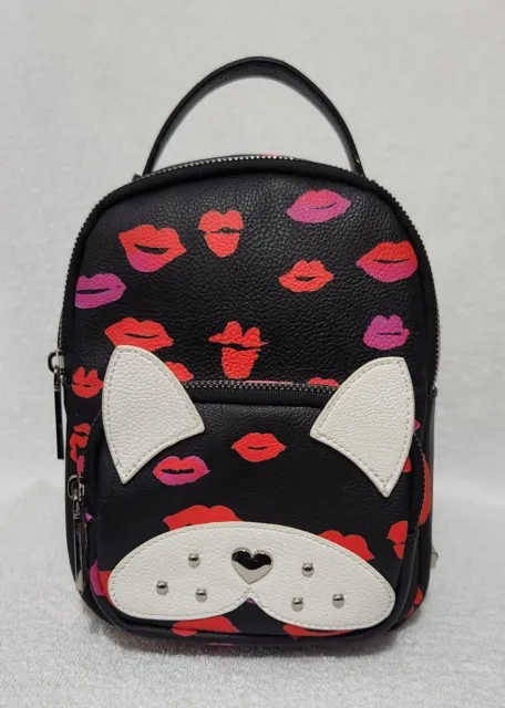 BETSEY JOHNSON KITSCH Puppy Dog Kiss Print Mini Backpack $24.95 - PicClick