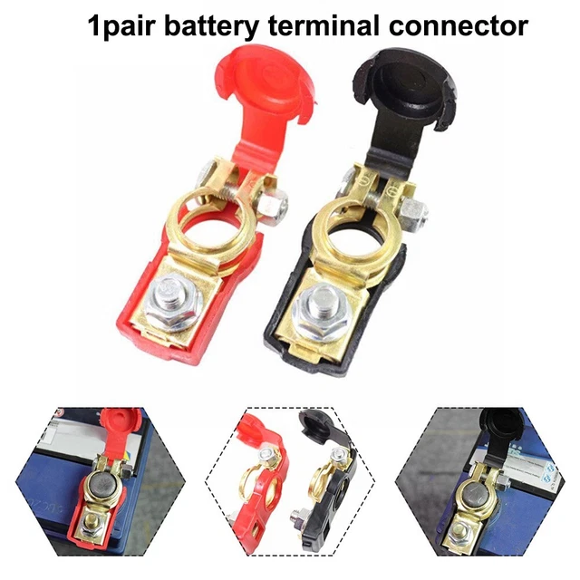 Connexion de batterie sécurisée avec 2 pièces bornes de batterie connecteurs