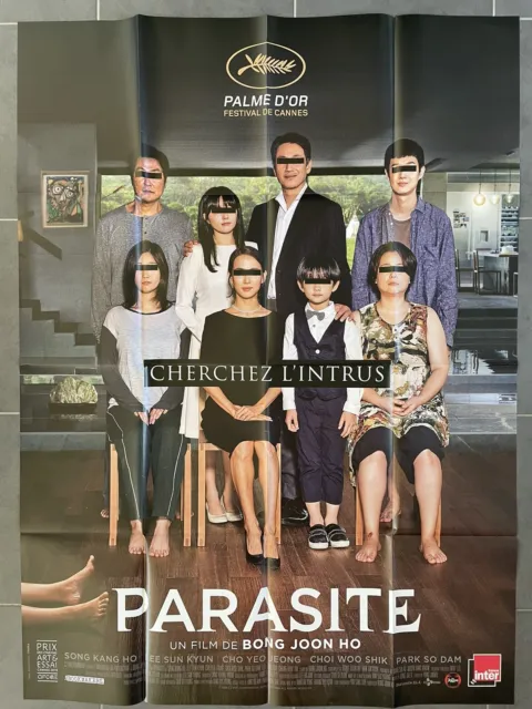 Affiche Cinéma PARASITE 120x160cm Poster / Bong Joon Ho / Sang Kang Ho / 기생충
