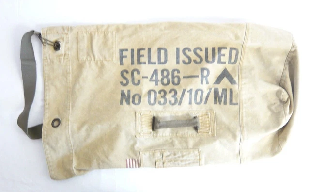 Old Navy Surplus Gear Canvas Duffle Bag Field Issued SC-486-R^ 033/10/ML  #G4