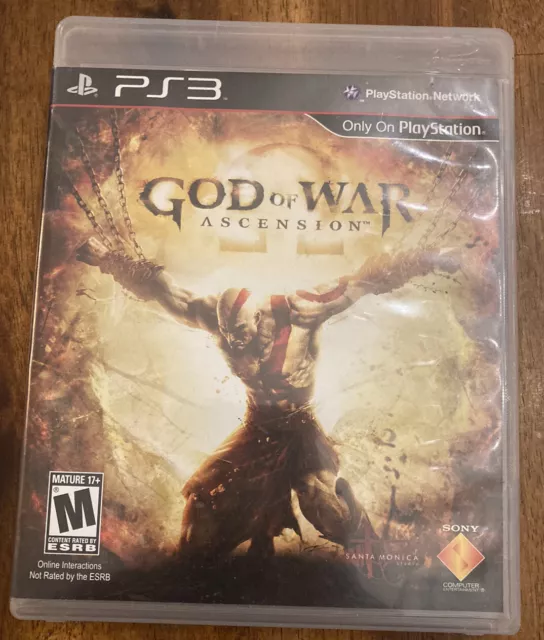 God Of War Ascension Playstation 3 Ps3 Video Game , No Manual. Tested