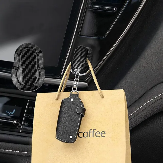 2Pcs Auto Car Dashboard Hook Hanger Hook For Gadget Small Handbag Key Storage