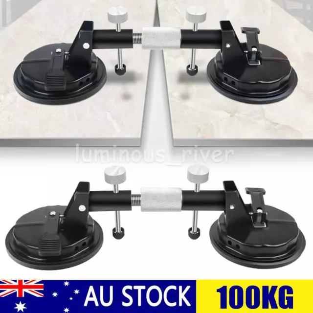 Adjustable 6" Suction Cup Stone Seam Setter Tile Surface Pulling Aligning Tool